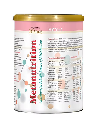 Pristine Metanutrition Homocystinuria-1 (HCY-1)