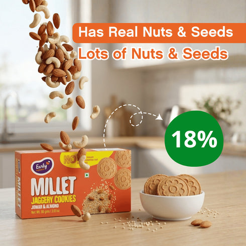 Early Foods Chota Pack Jowar Almond Jaggery Cookies