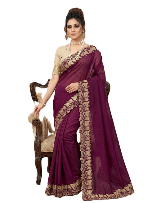 Vasthrlay Georgette Embroidery Saree