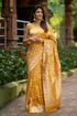 Vasthrlay Yellow Kanjivaram Saree