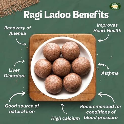 Millet Amma Ragi Laddoo| Made With Jaggery