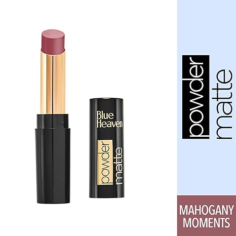Blue Heaven Powder Matte Lipstick Mohagany Moments