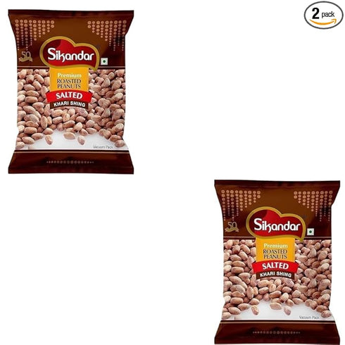 Sikandar Roasted Salted Peanuts Khari Shing