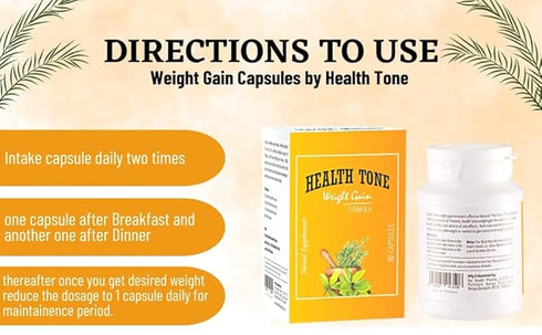 Health Tone Ayurvedic Weight Gain Capsule