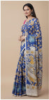 Vasthrlay Kalamkari Printed Cotton Linen Traditional