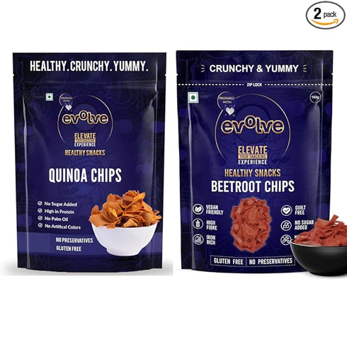 Evolve Beetroot and Quinoa Chips