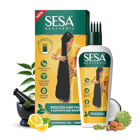 SESA Ayurvedic Hair Growth Oil with Bhringraj
