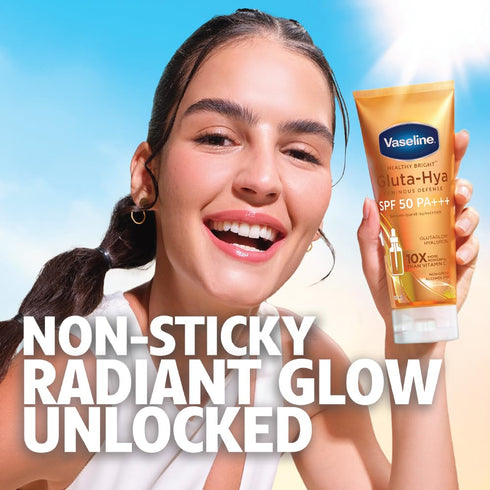 Vaseline Gluta Hya Antioxidant SPF 50 PA+++ Sunscreen for Face & Body