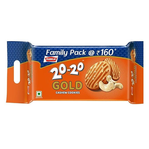 Parle 20-20 Gold Cashew Cookies Pouch