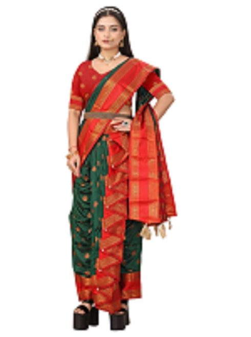 Vasthrlay Paithani Maharashtrian Contrast Traditional