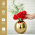 Metal Ball Round Metal Vase for Home Décor
