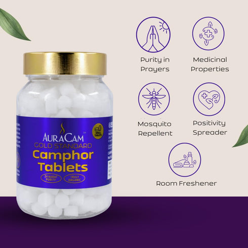 Gold Standard Camphor Tablets For Puja| Meditation