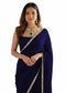 Vasthrlay Georgette Scallop Embroidered Unstitched Ethnic Wear