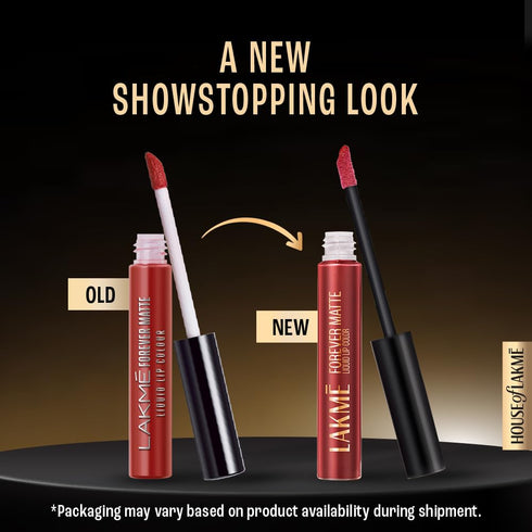 Lakme Forever Matte Liquid Lip Colour | Nude Pink 5.6 ml
