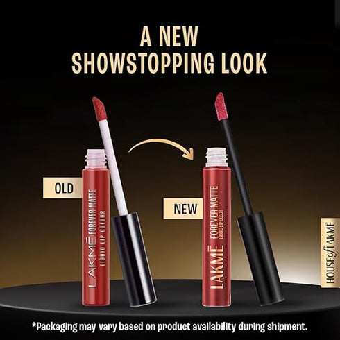 Lakme Forever Matte Liquid Lip Colour Pink Peach 5.6ml