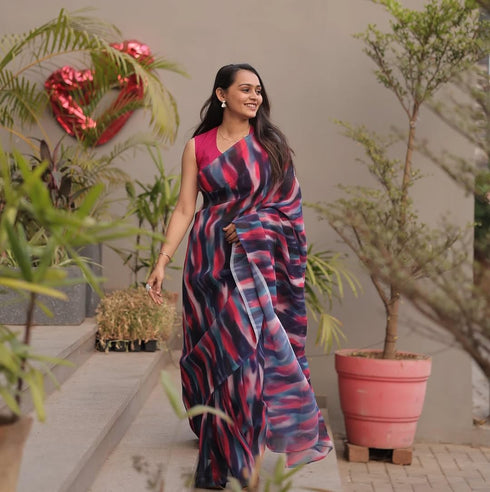 Vasthrlay Stylish Multicolor Printed Designer