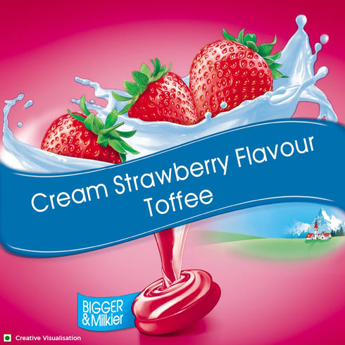 Alpenliebe Gold Cream Strawberry Toffee