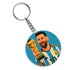 Acrylic Cricket And Football Theme Keychain For Car And Bike