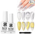 Cat Eye Gel Nail Polish Silver and Gold Wide Cateye Gel Polish Soak Off