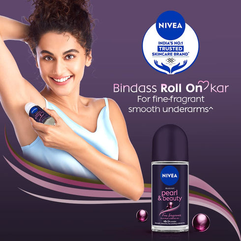Nivea Women Deodorant Roll On Pearl & Beauty