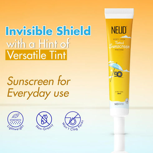 NEUD Tinted Sunscreen with SPF 50++++