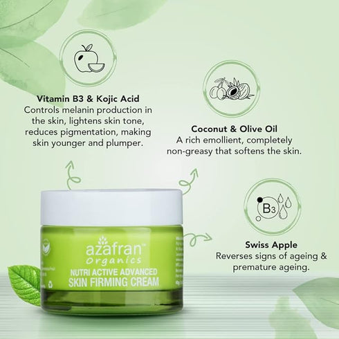 Azafran Organics Nutri Active Advanced Skin Firming Cream