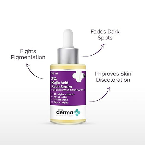 The Derma Co Pigmentation & Dark Spots Reduction 2% Kojic Acid Face Serum