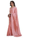 Vasthrlay Chinnon Chiffon Pista Saree