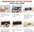 Mehndi Stickers for Hands, Small Size