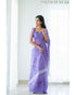 Vasthrlay Chanderi Lovendore Saree Purple