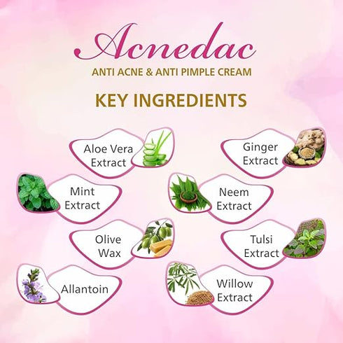 Acnedac Anti Acne & Anti Pimple Cream 25 gm