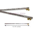 Om Pooja Shop Navratri Dandiya Sticks in Aluminium 12.25 Length