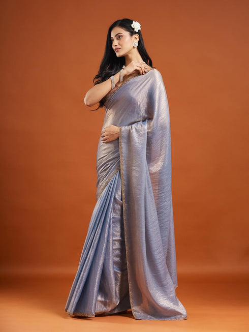 Vasthrlay Border Unstitched Saree