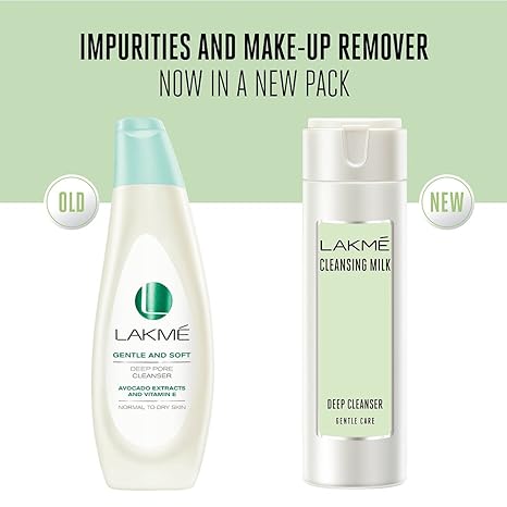 Lakme Cleansing Milk Deep Cleanser Gentle Care