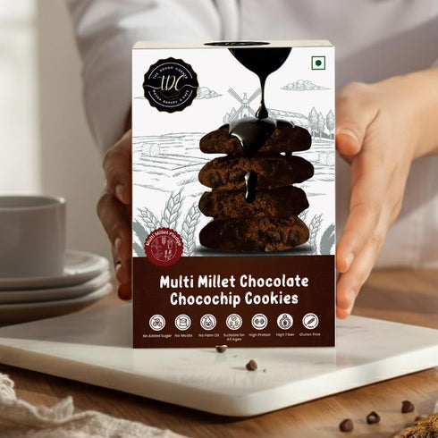 THE DOUGH CORNER Multi Millet Chocolate Chocochip Cookies