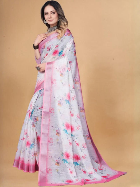 Vasthrlay Banarasi Traditional Unstitched Saree