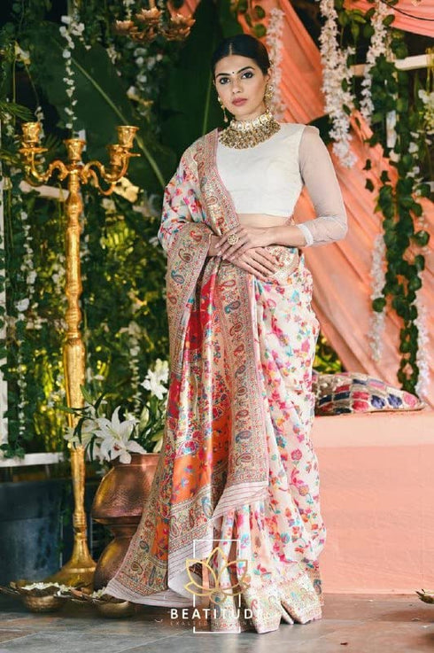 Vasthrlay Banarasi Border Saree