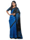 Vasthrlay Printed Tassels Unstitched Khaki Saree