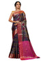 Vasthrlay Navy Blue Jacquard Saree