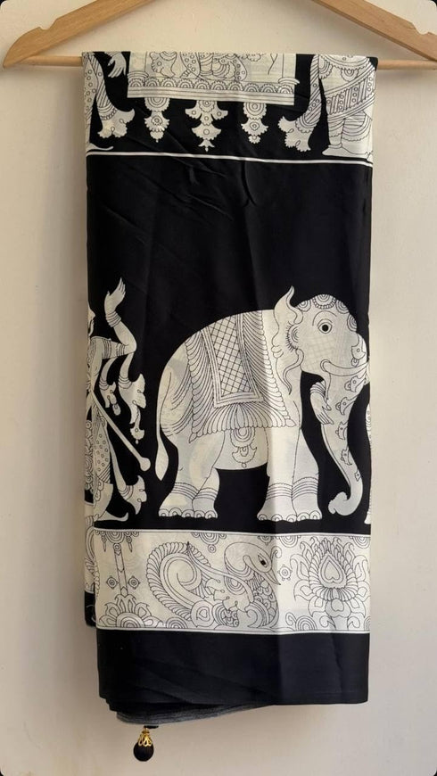 Vasthrlay Modal Kalamkari Designer Beautiful Blouse