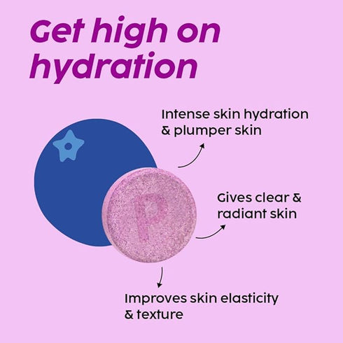 Plix Dewy Skin Effervescent TabletBlueberry 15 Effervescent Tablet Each