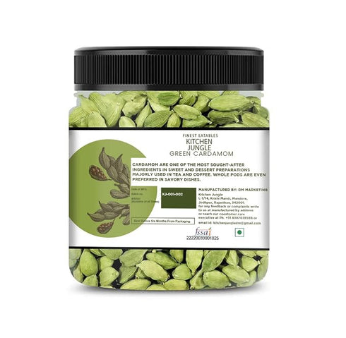 Kitchen Jungle Premium Green Cardamom (Elaichi)