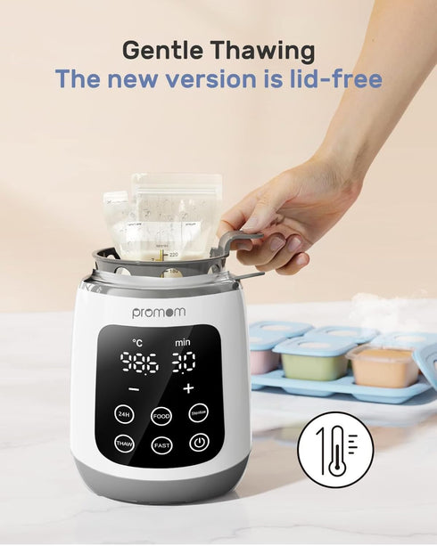 Promom Baby Bottle Warmer|10-In-1 Fast Baby Food HeaterAndThaw