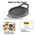 Hawkins Futura 24 cm Cast Iron Tava Cast Iron Tawa for Roti