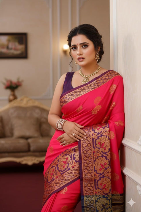 Vasthrlay Banarasi Jacquard Ethnic Wear