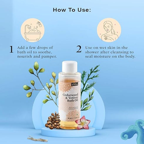 Bipha Ayurveda Cedarwood & Vetiver Bath Oil