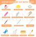 Crochet Hooks Kit with Storage Case, 100+ PCS Crochet Accessories Set for Beginners