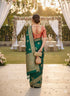 Vasthrlay Banarasi Floral Weaving Contrast