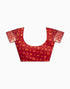 Vasthrlay Bandhani Printed Chiffon Orange Saree