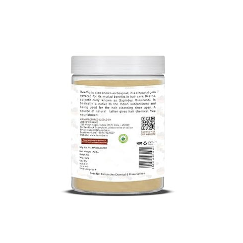 Havintha - Pure Reetha Powder Jar for Natural Cleansing